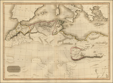 North Africa Map By John Pinkerton