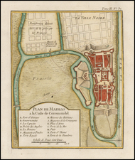 India Map By Jacques Nicolas Bellin