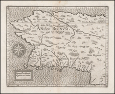 Alaska, California and Canada Map By Cornelis van Wytfliet