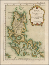 Philippines Map By Jacques Nicolas Bellin