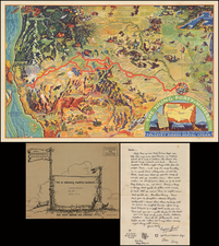 Southeast, Plains, Rocky Mountains and California Map By H.C. Holling