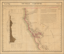 California Map By Philippe Marie Vandermaelen