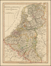 Netherlands Map By Charles Smith