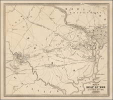 Washington, D.C., Maryland and Virginia Map By V. P. Corbett