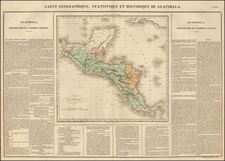 Central America Map By Jean Alexandre Buchon