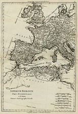 Europe, Europe, Italy and Mediterranean Map By Rigobert Bonne