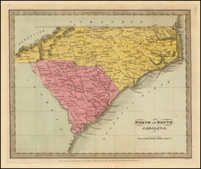 Southeast Map By David Hugh Burr