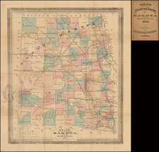 Plains, North Dakota and South Dakota Map By G. Jay Rice