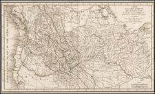 Plains, Rocky Mountains and Canada Map By Pierre Lapie