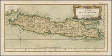 Southeast Asia and Indonesia Map By Jacques Nicolas Bellin