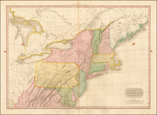 New England, Mid-Atlantic and Midwest Map By John Pinkerton