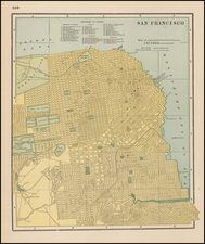 California Map By George F. Cram