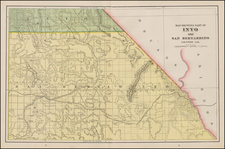 Map Showing Inyo and Part of San Bernardino Counties, Cal.