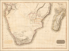 South Africa Map By John Pinkerton