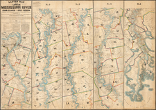 South, Louisiana, Mississippi, Midwest and Missouri Map By J.T. Lloyd