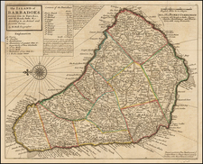 Caribbean and Other Islands Map By Herman Moll