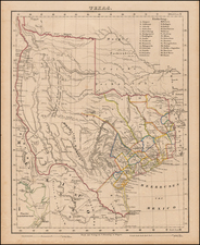 Texas Map By Carl Flemming