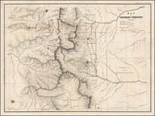 Southwest and Rocky Mountains Map By General Land Office