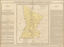 Paraguay & Bolivia Map By Jean Alexandre Buchon