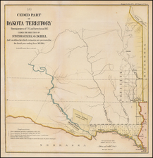 Plains and South Dakota Map By U.S. General Land Office Survey