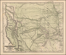 Texas, Plains, Southwest and Rocky Mountains Map By Josiah Gregg