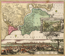 Turkey and Turkey & Asia Minor Map By Johann Baptist Homann