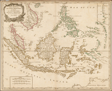 Southeast Asia, Philippines and Indonesia Map By Didier Robert de Vaugondy