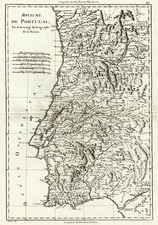 Europe and Portugal Map By Rigobert Bonne