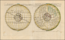 World and World Map By Pierre Moullart-Sanson