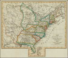 United States, Texas, Midwest and Plains Map By Weimar Geographische Institut