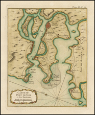 India Map By Jacques Nicolas Bellin