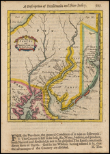 Mid-Atlantic, New Jersey and Pennsylvania Map By Robert Morden