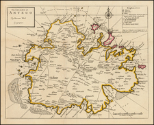 Caribbean Map By Herman Moll