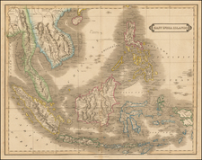 Southeast Asia, Philippines and Indonesia Map By Daniel Lizars