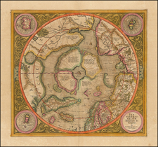 Northern Hemisphere, Polar Maps and Alaska Map By Gerard Mercator