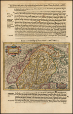 Scandinavia and Sweden Map By Jodocus Hondius / Samuel Purchas