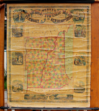 New England Map By Adolphus Ranney