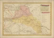 Poland Map By Franz Johann Joseph von Reilly