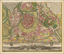 Austria Map By Matthaus Seutter