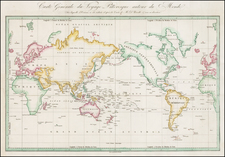 World and World Map By Jules Sebastian Cesar Dumont-D'Urville