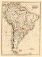 South America Map By John Pinkerton