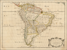 South America Map By Nicolas Sanson