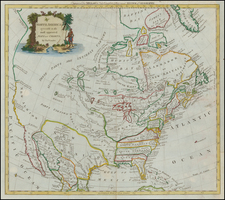 United States and North America Map By Thomas Conder