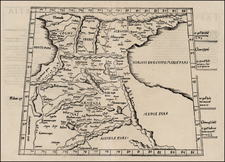 Central Asia & Caucasus and Turkey & Asia Minor Map By Lorenz Fries