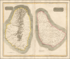 Caribbean and Other Islands Map By John Thomson