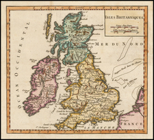 British Isles Map By Anonymous