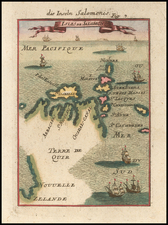 Australia, New Zealand and Other Pacific Islands Map By Alain Manesson Mallet