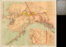 Alaska and Canada Map By U.S. Geological Survey