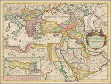 Turkey, Mediterranean, Middle East, Turkey & Asia Minor, Egypt and North Africa Map By Giacomo Giovanni Rossi - Giacomo Cantelli da Vignola