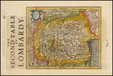 Italy and Northern Italy Map By Henricus Hondius